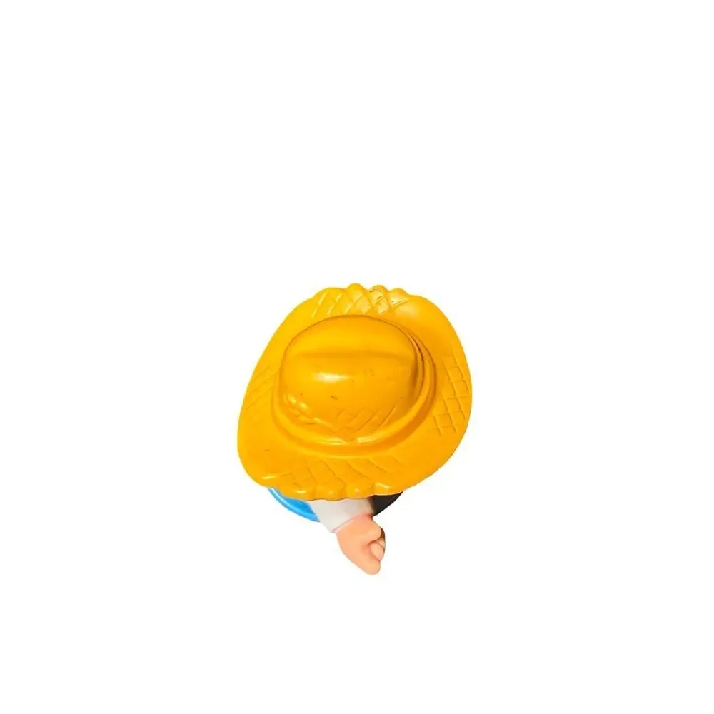 Fisher-Price Little People Farmer Jed Figure Overalls Straw Hat 1997